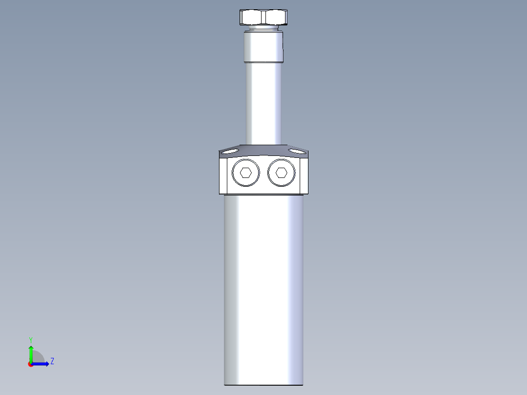 KOSMEKLHA0400-CR-Q30多系列多零件图纸模型左视图