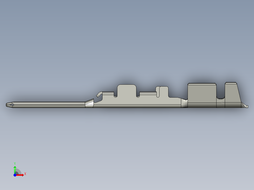 连接器端子AAUS005-012K07&8B -3D2前视图