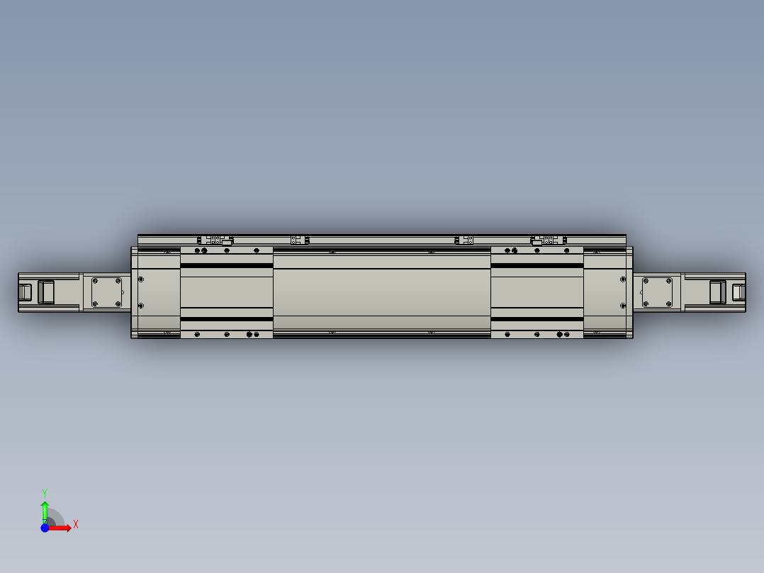 威洛博双电机滑台-VF14D2-S100-BC-P40-C6前视图