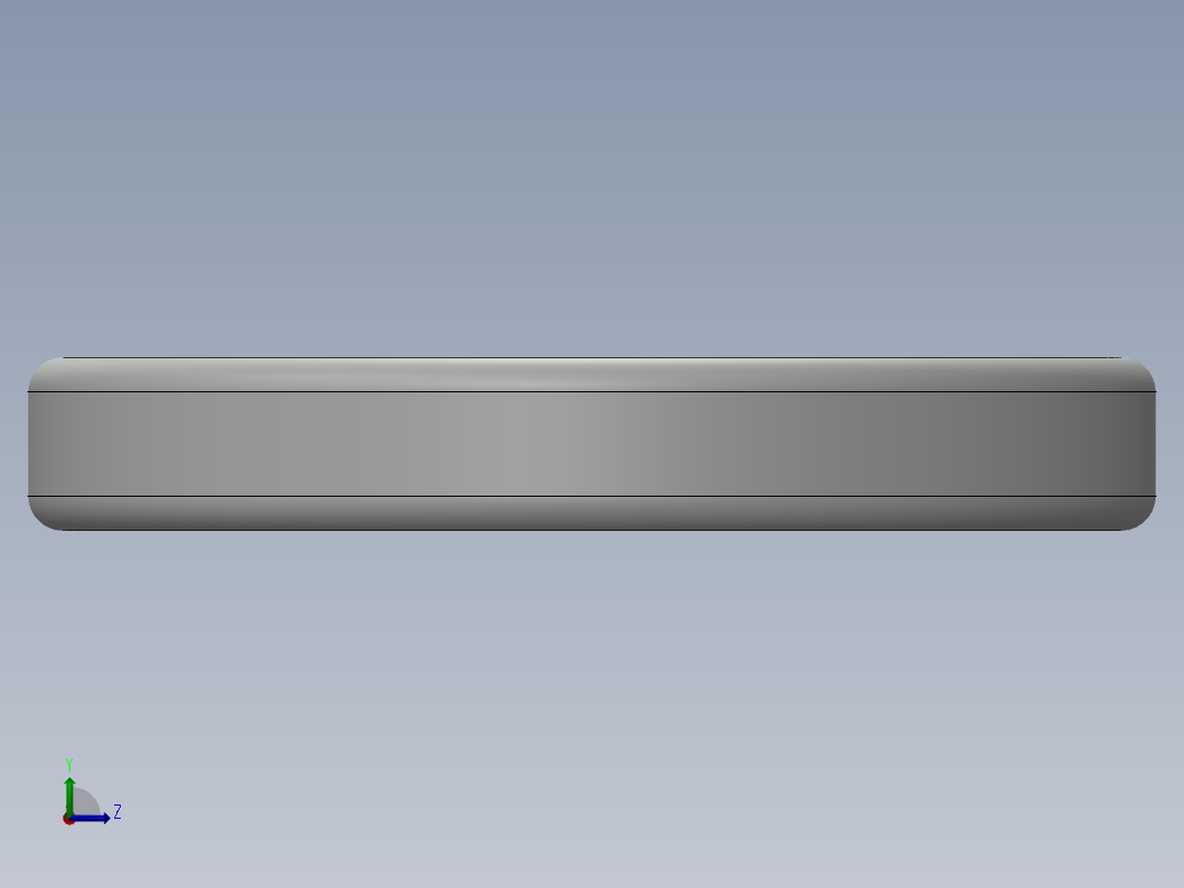 紧固件-0.2500 Split Washer左视图