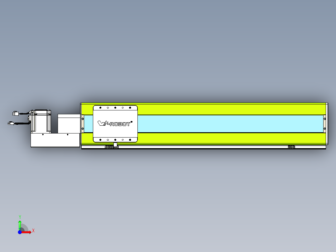 威洛博VBC同步带传动一无尘环境VBC17-L45-S700-BL-ZP75-C3前视图