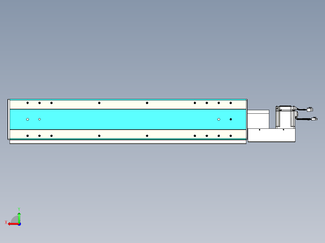 威洛博VBC同步带传动一无尘环境VBC17-L45-S700-BL-ZP75-C3后视图