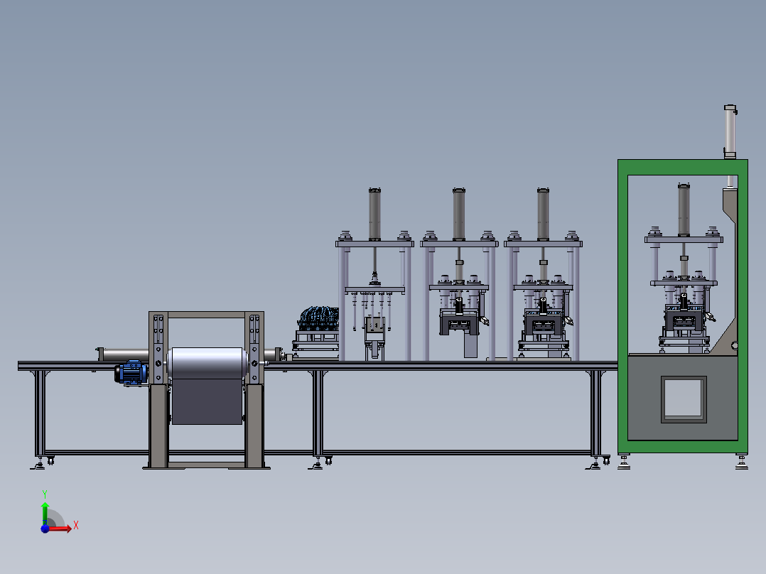 水检气密性设备前视图