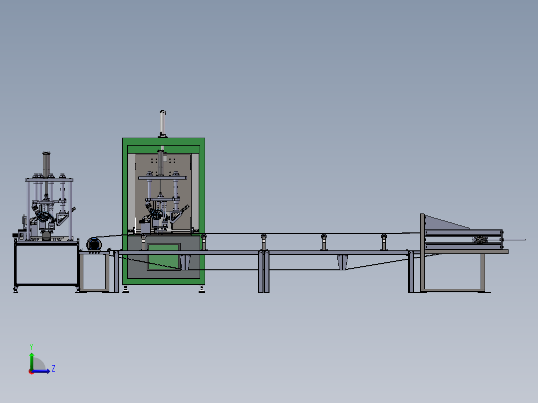 水检气密性设备左视图