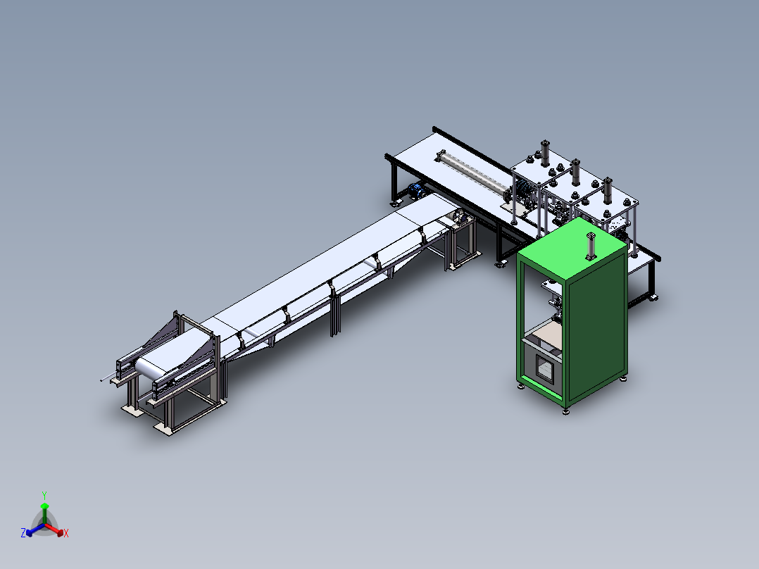 水检气密性设备正等轴测图