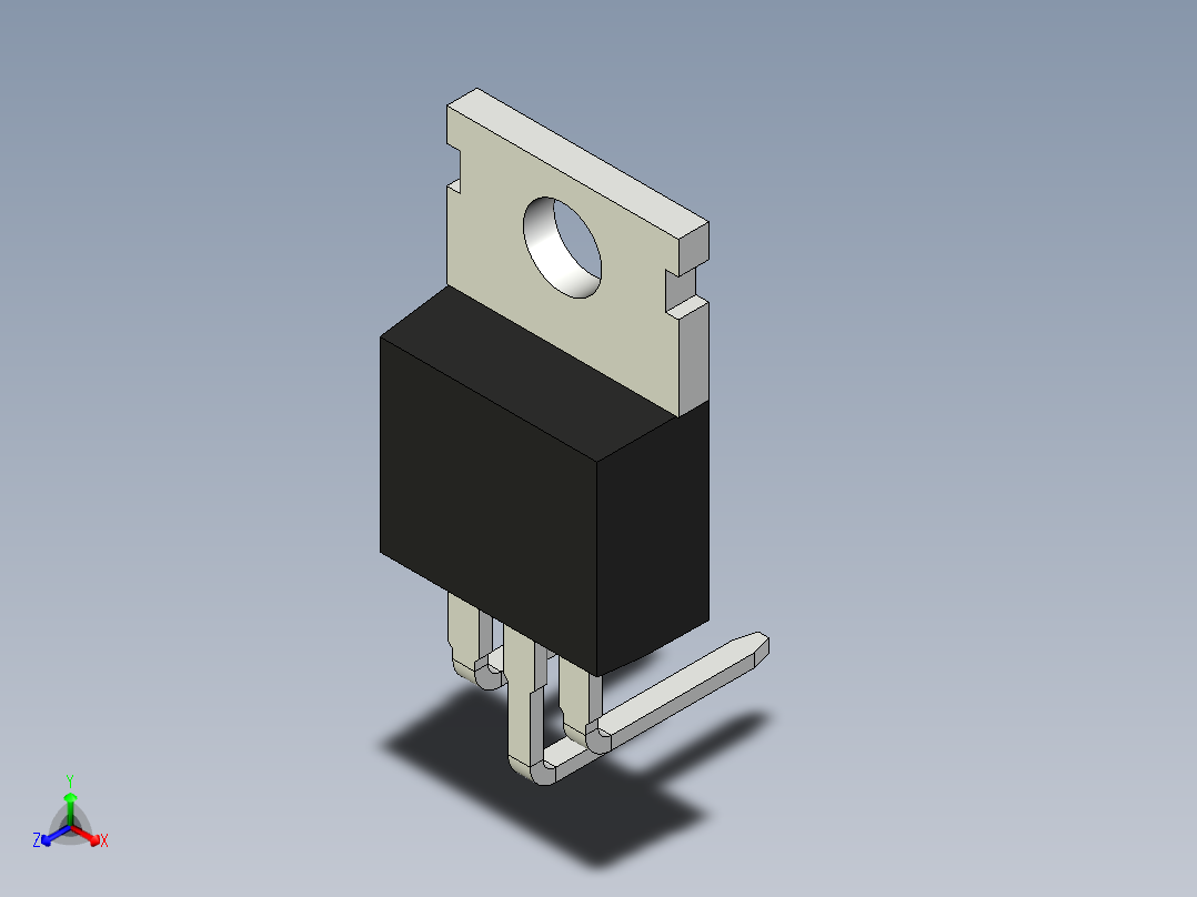 TO-220AB-HB-FairA正等轴测图