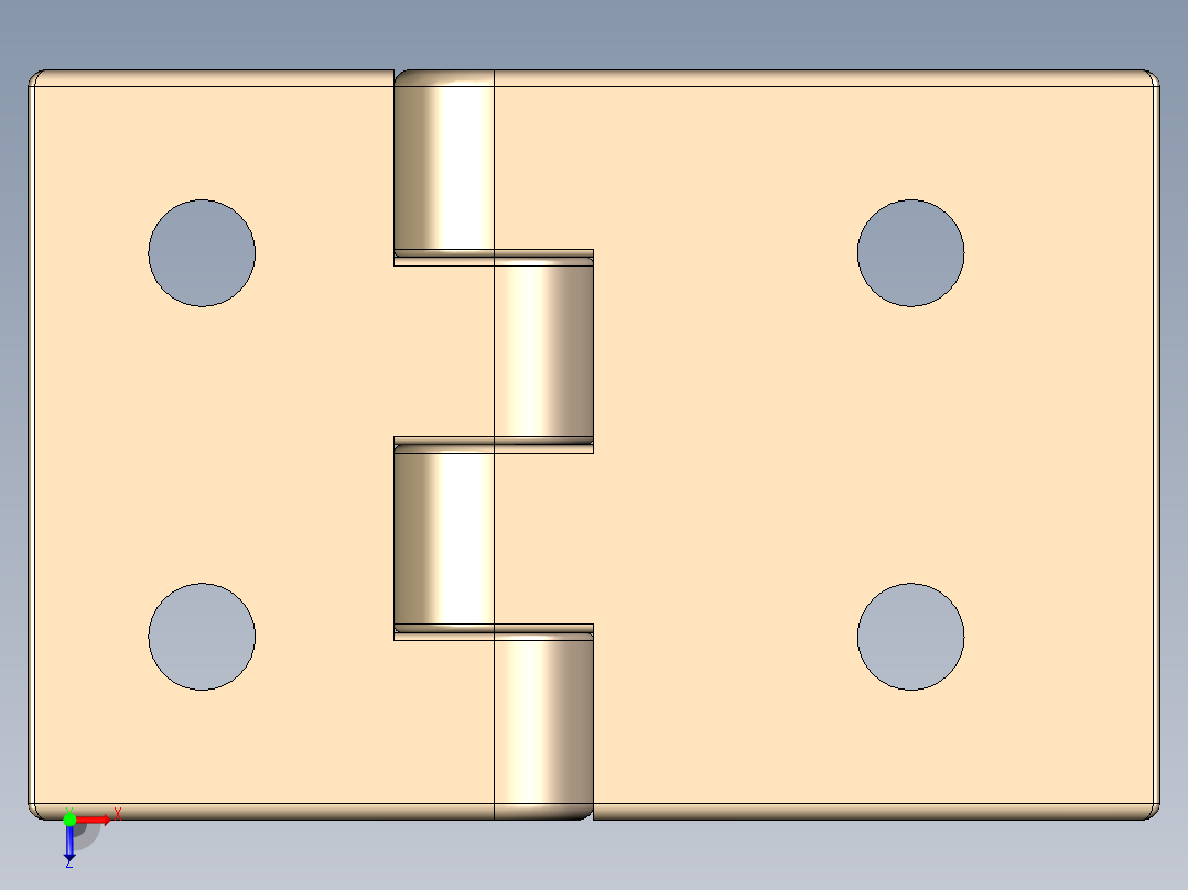 型材-KJN 30X45 CONDUCTIVE HINGE 3842544529俯视图