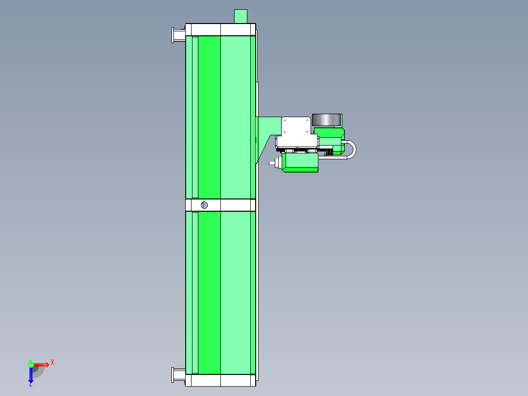 1325真空吸附雕刻机sw18可编辑俯视图