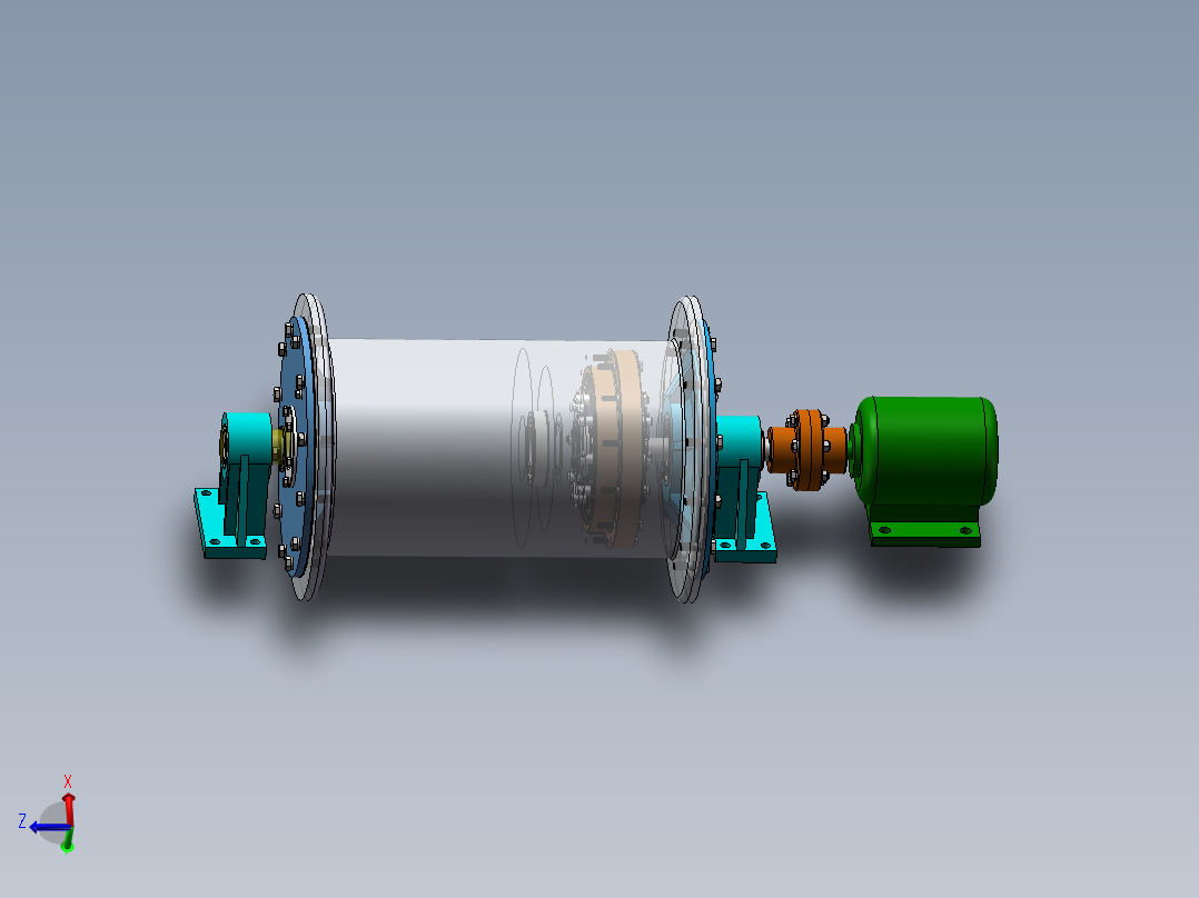 二<span style='color: red'>齿</span><span style='color: red'>差</span><span style='color: red'>行星</span>齿轮滚筒<span style='color: red'>减速器</span>设计(150)