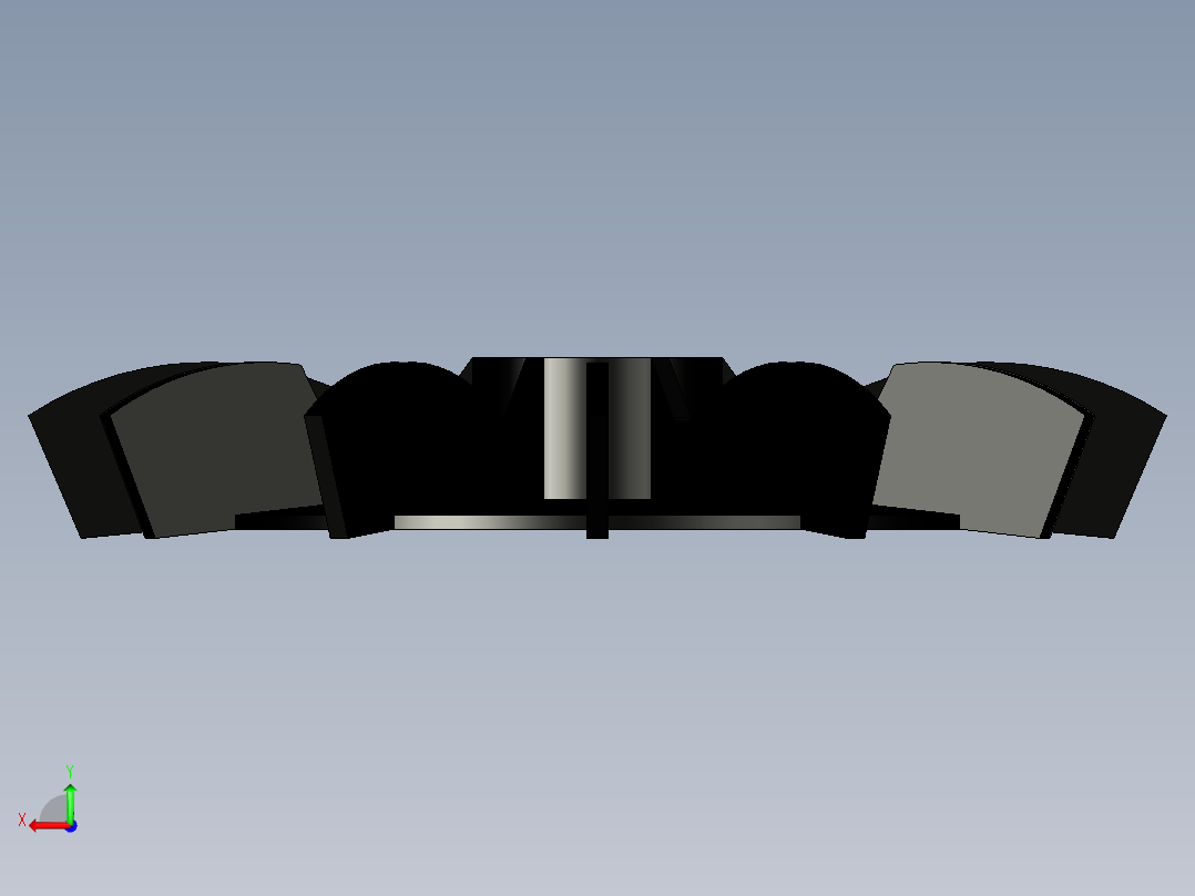 循环泵电机风机-（循环风机电机）后视图