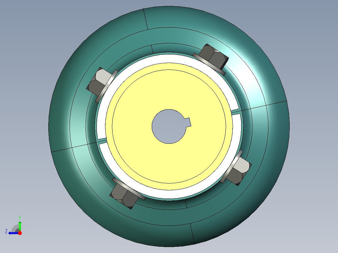 弹性联轴器3右视图