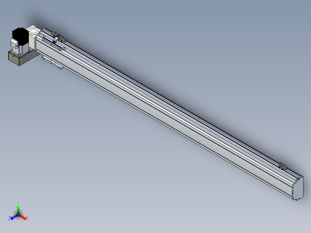 同步带滑台-半封闭B10H-L45-S1300-LU-P40-D3