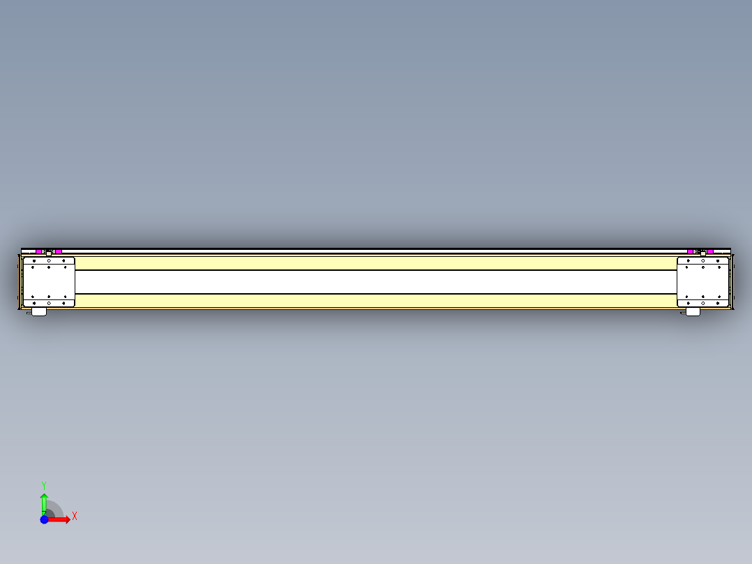 威洛博LC系列3d模型模组2LC17E1Y-S1800前视图
