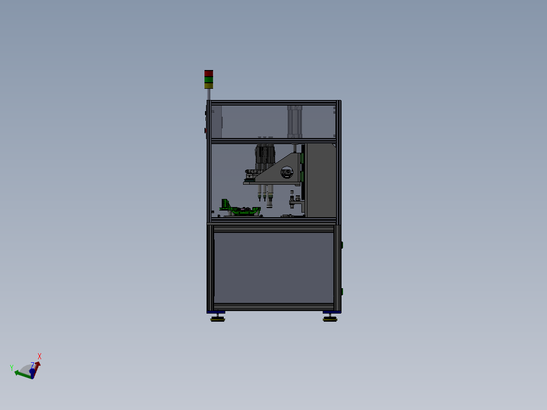 9机油泵体螺栓拧紧机左视图