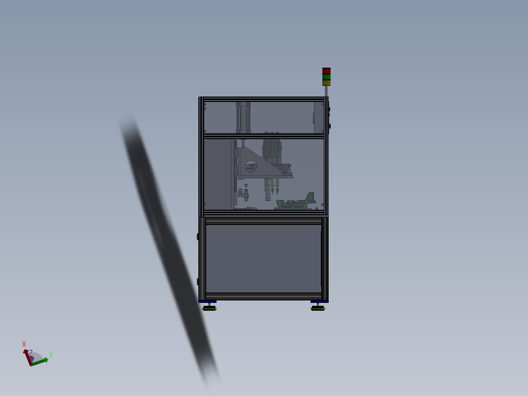 9机油泵体螺栓拧紧机右视图