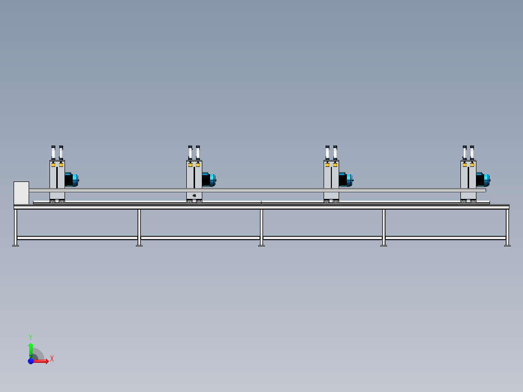 木材自动切割设备sw22前视图