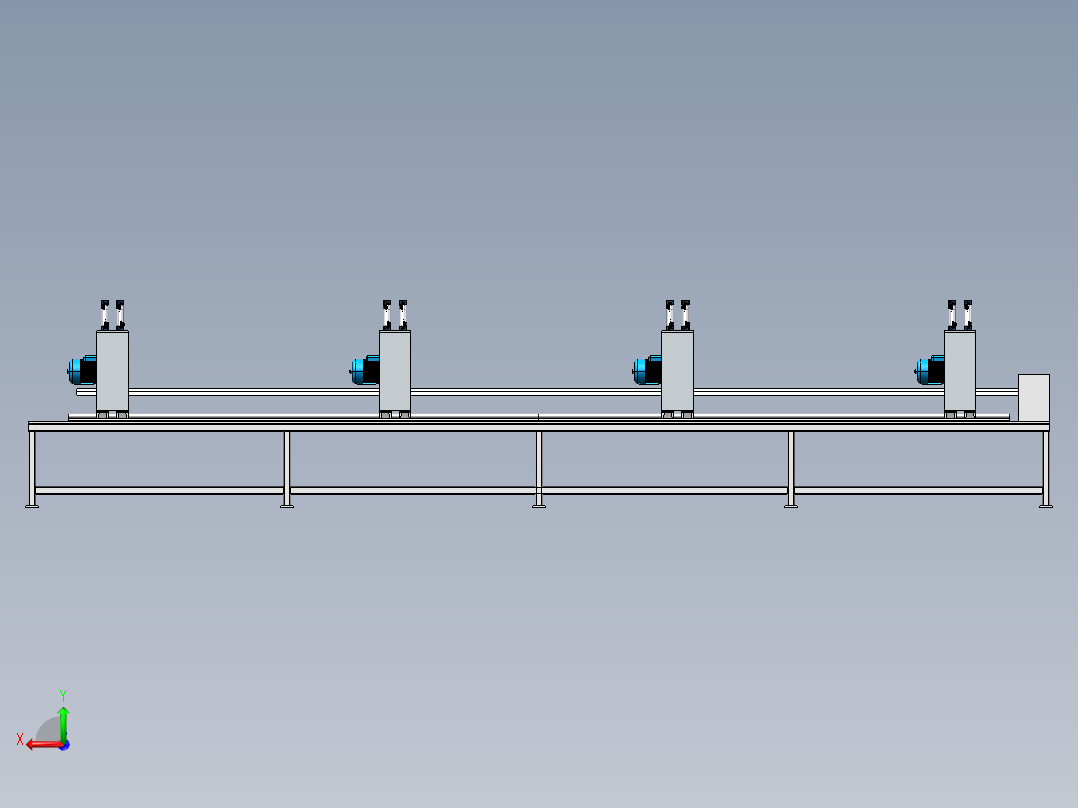 木材自动切割设备sw22后视图