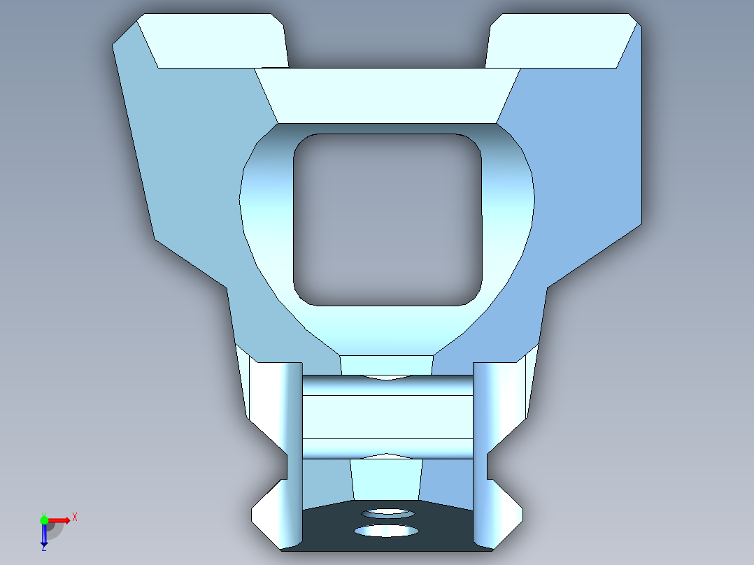 AK-74 的盖子俯视图