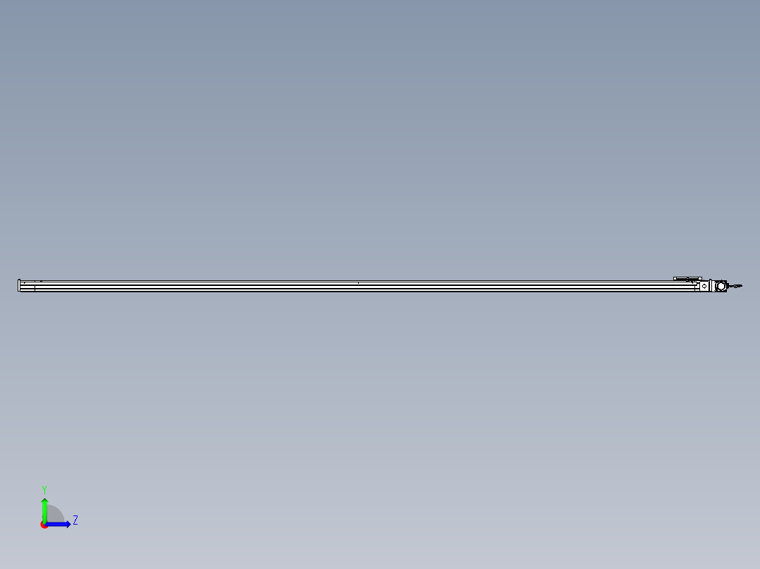 威洛博LB.GB同步带传动--欧规系列LB6A-L65-S3700-BL左视图
