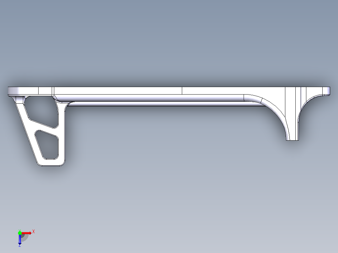 穿越机骨架俯视图