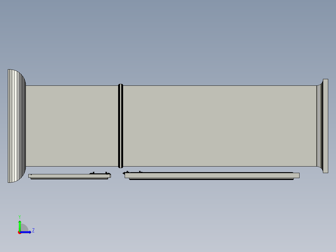 kitchen-ware-cabinet-厨具柜左视图