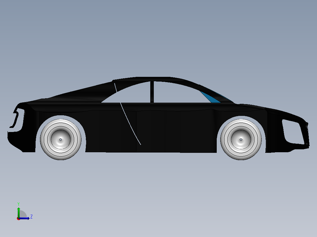 汽车车身 (75)左视图