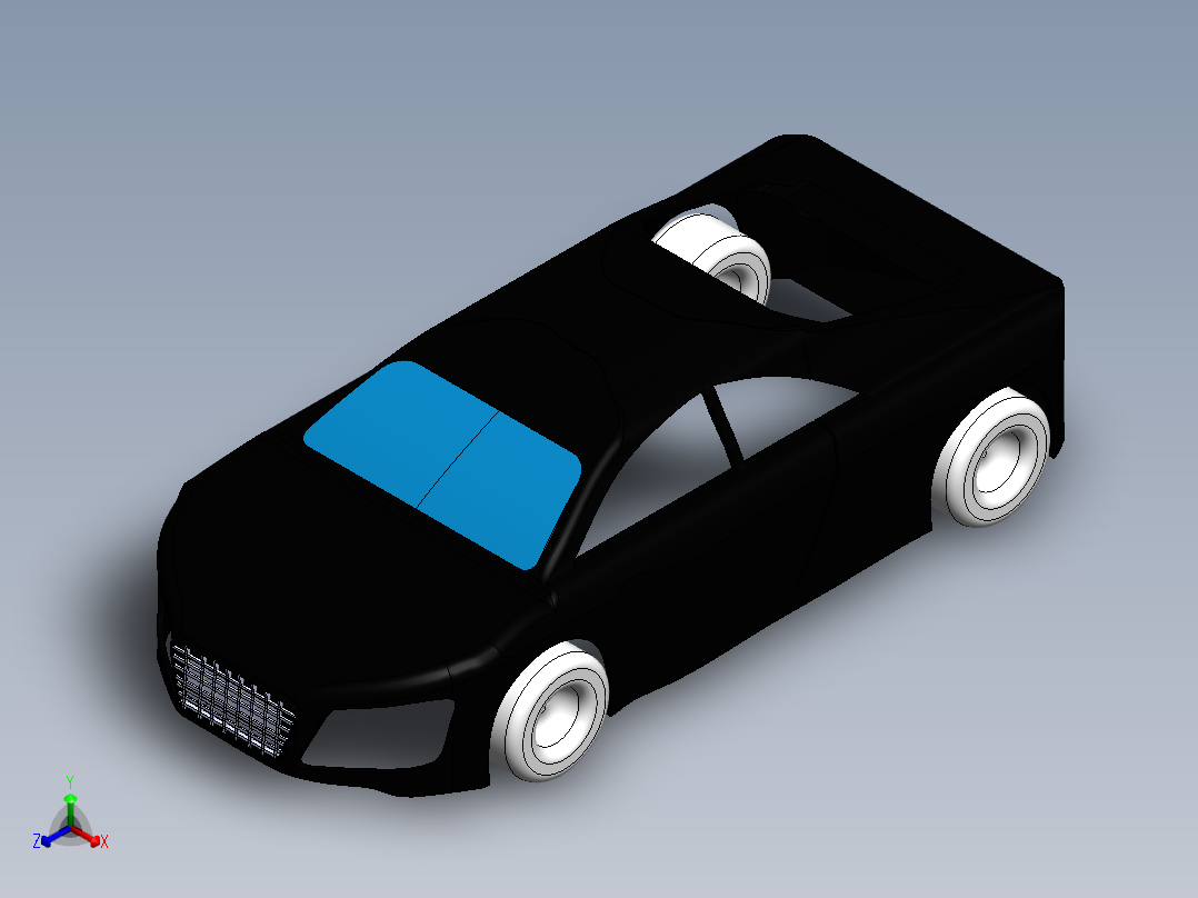汽车车身 (75)正等轴测图