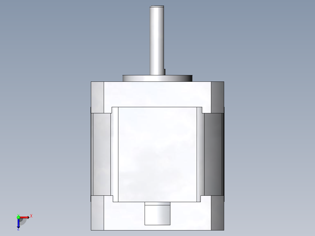 42步进06 0.6N.M俯视图