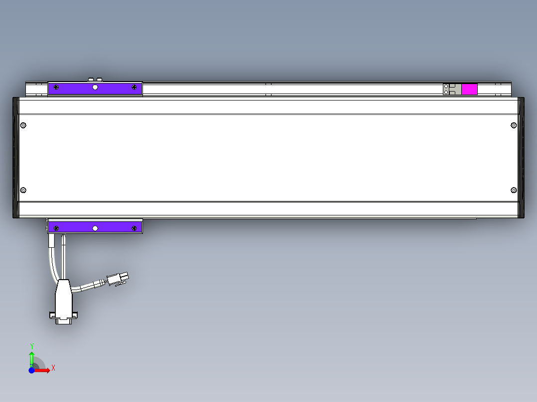 威洛博VL系列3d模型模组VL14S1Y-S400前视图