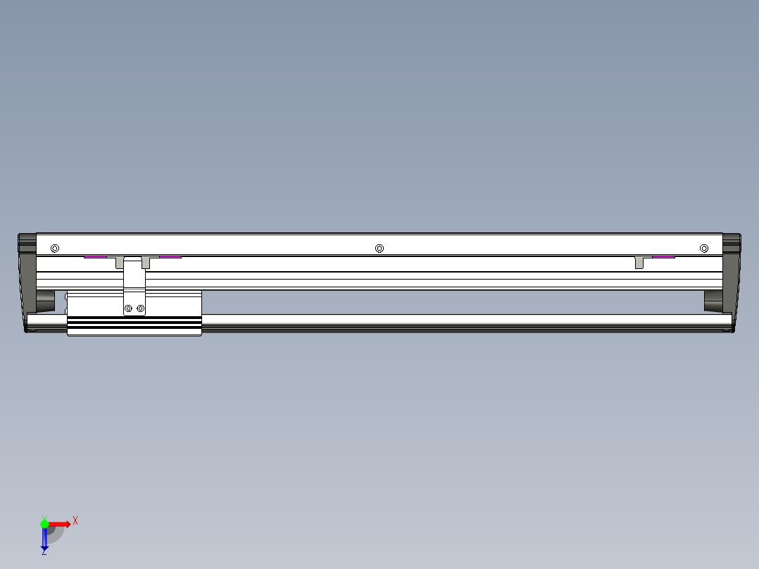威洛博VL系列3d模型模组VL14S1Y-S400俯视图