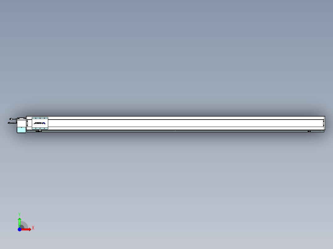 威洛博VBC同步带传动一无尘环境VBC14-L45-S2650-BLD-ZP75-C3前视图