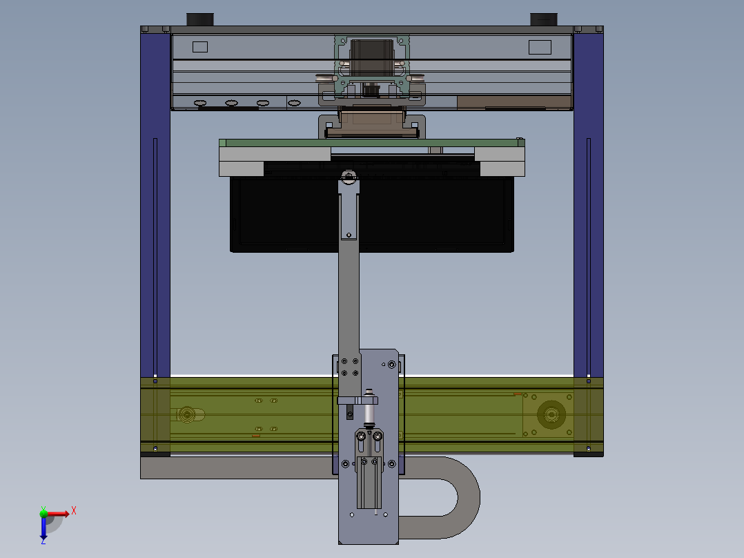 笔记本键盘检测机sw14可编辑俯视图