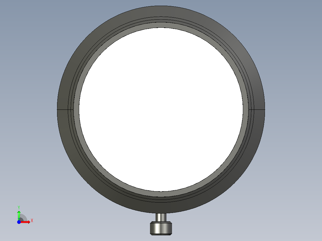 基恩士CA-LHR50_kc图纸模型前视图