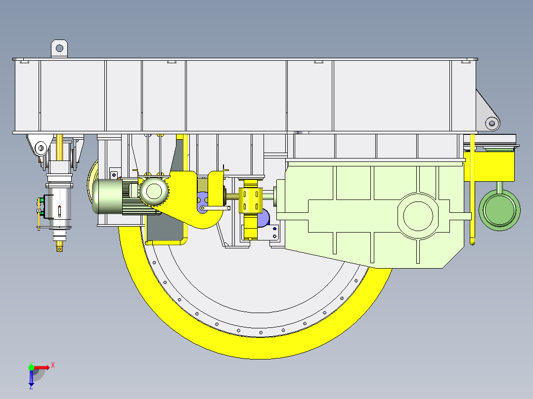 水闸绞车--stp俯视图