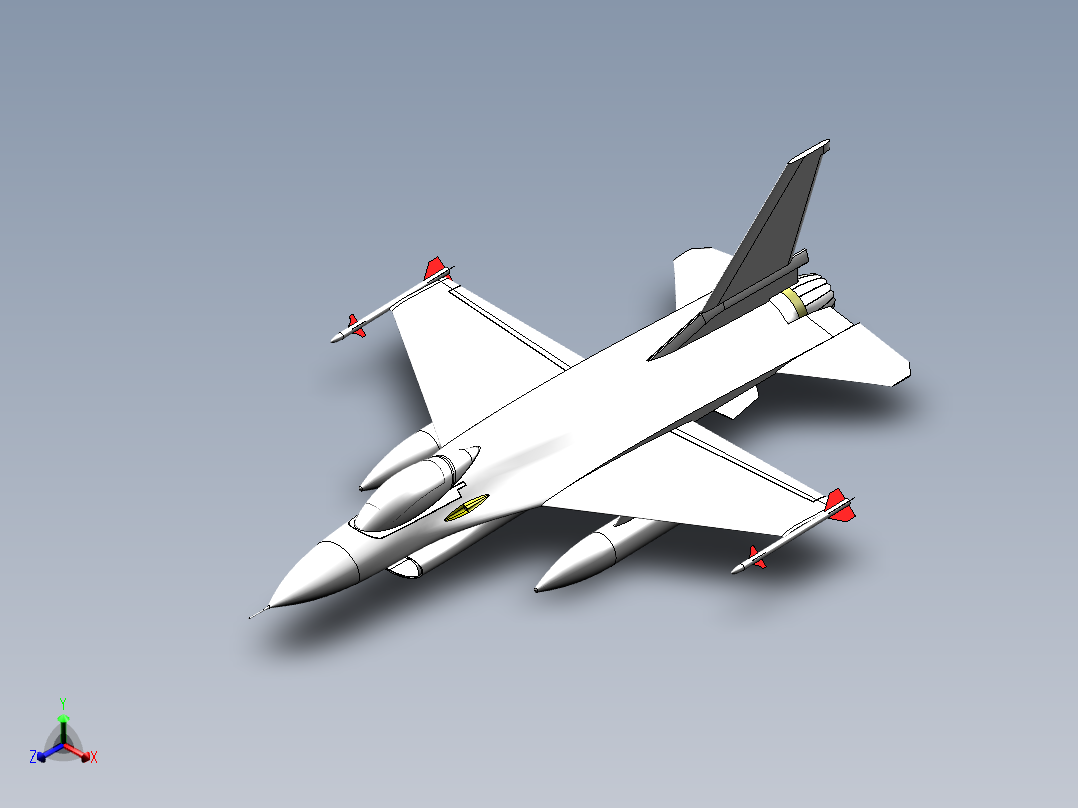 飞机1 (19)正等轴测图