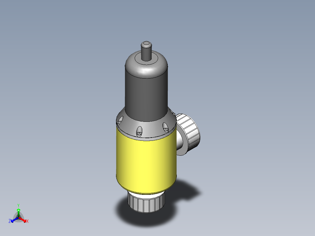 安全阀正等轴测图