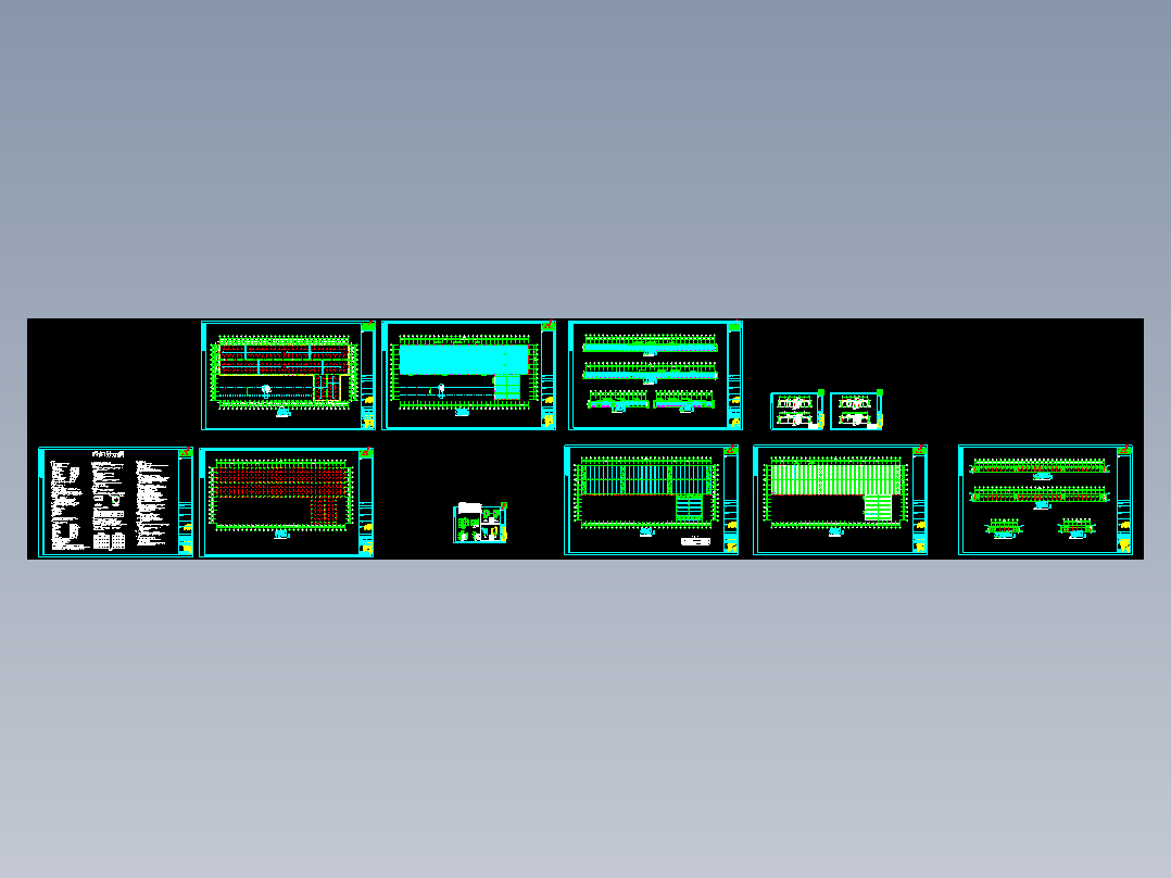 某公司8#厂房工程CAD