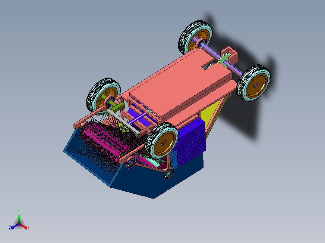 小型农田开荒整地捡石头机器