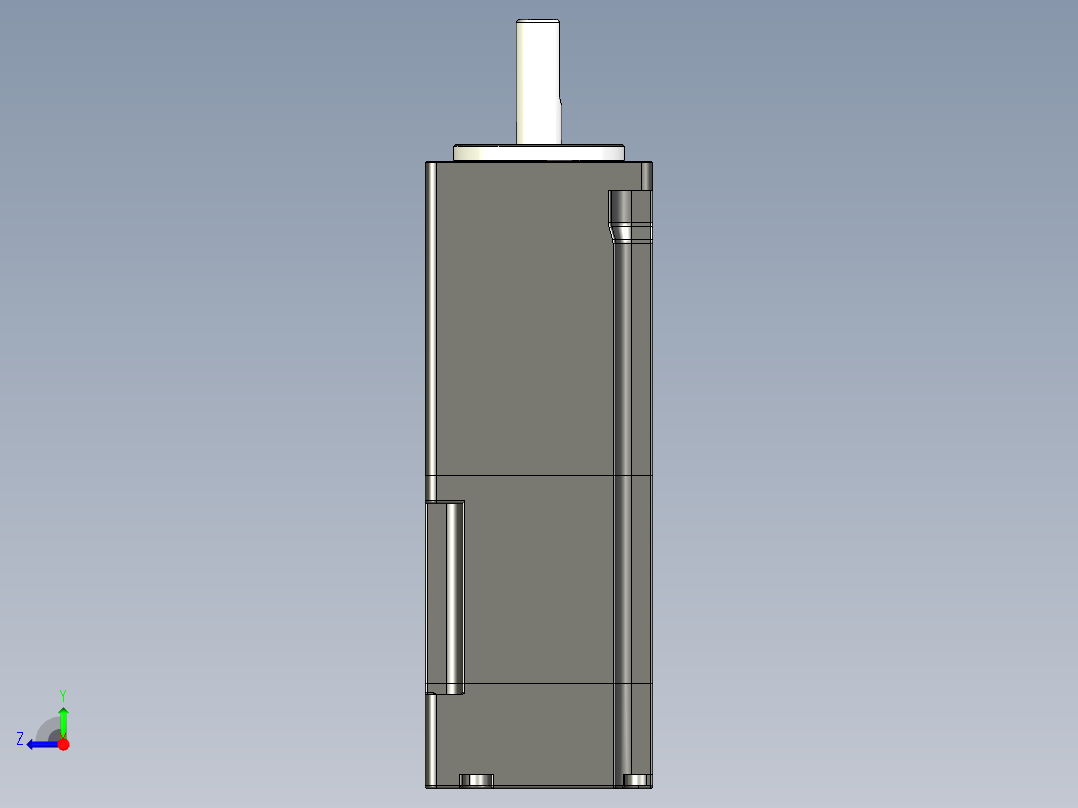 电机MS6H-40CN30BZ3-20P1-S.STEP右视图