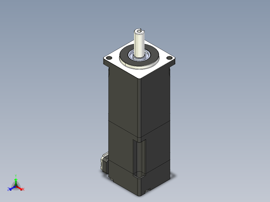电机MS6H-40CN30BZ3-20P1-S.STEP正等轴测图