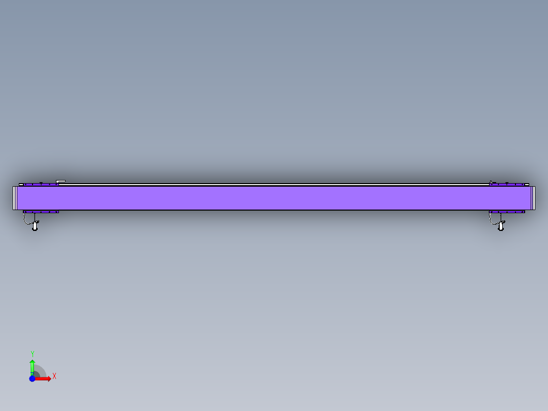 威洛博VL系列直线电机模组-2VL14S3-S2500前视图