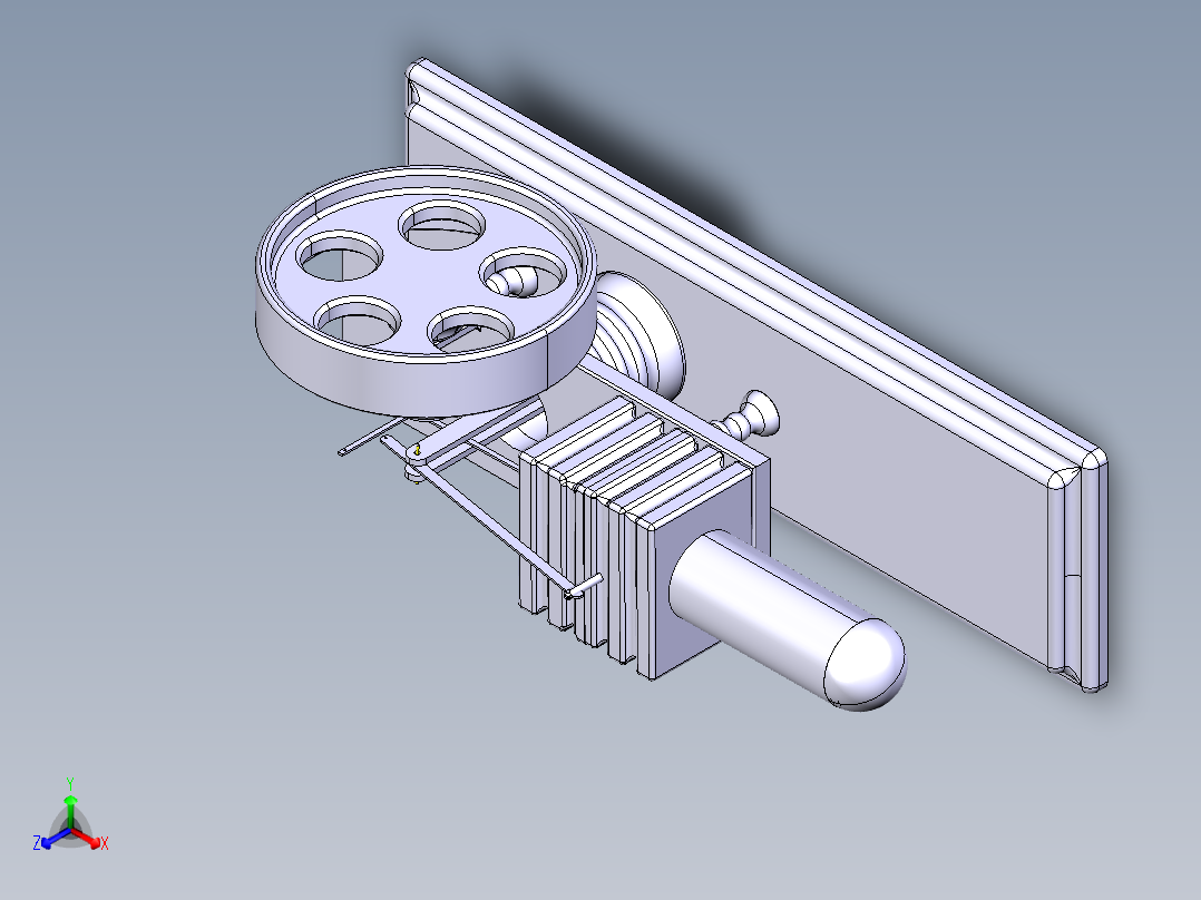 发动机 (88)正等轴测图