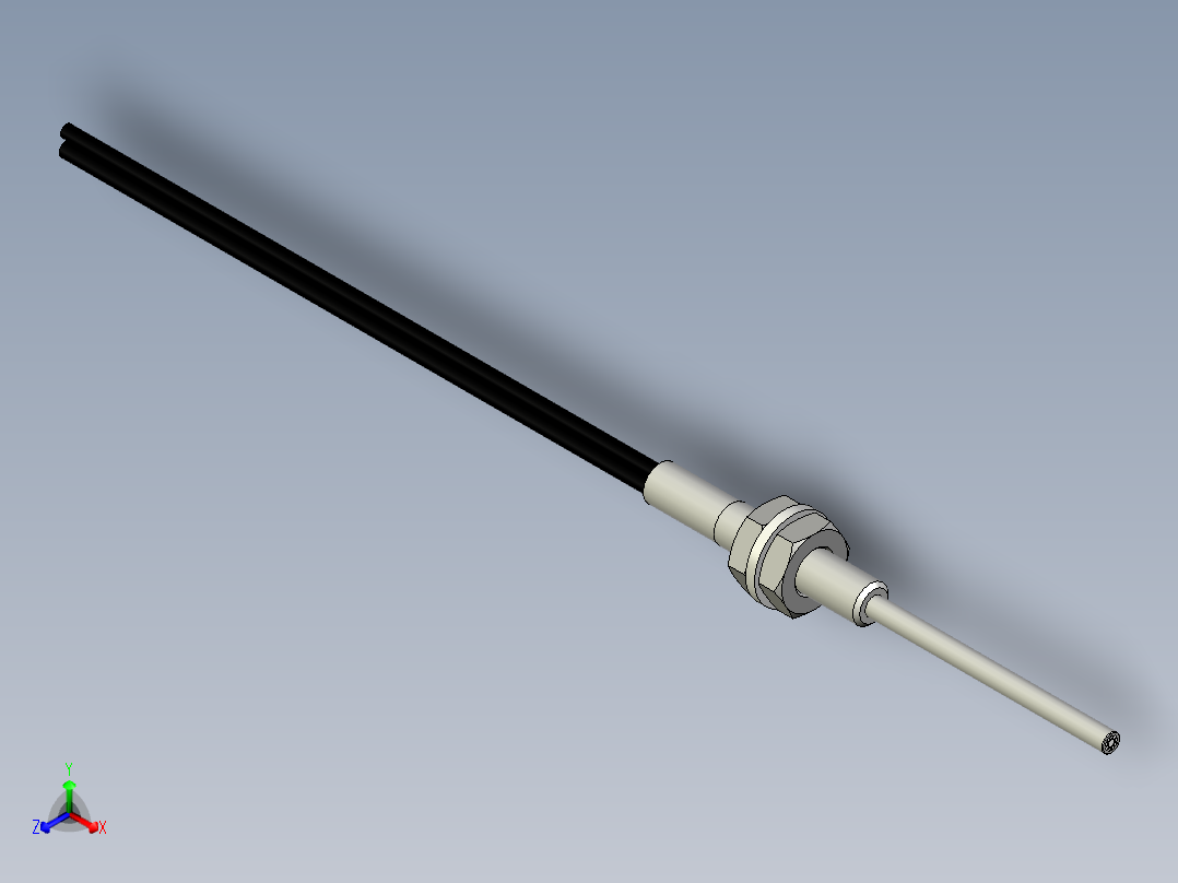 光纤元件漫反射型FR-RD317-S正等轴测图