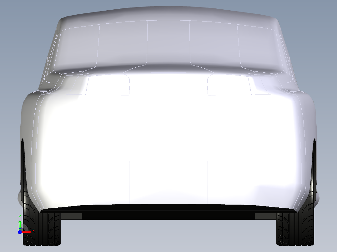 汽车车身 (3)前视图