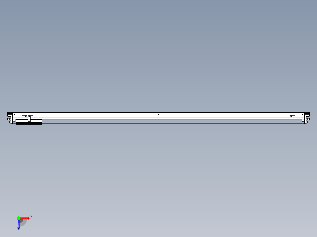 威洛博VL系列3d模型模组VL14S2Y-S1800俯视图