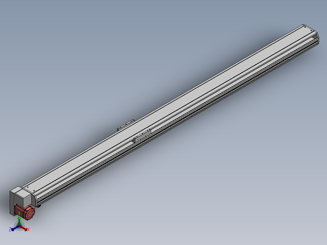 精密模组MT170-L125-2400-LD-M75-C4正等轴测图