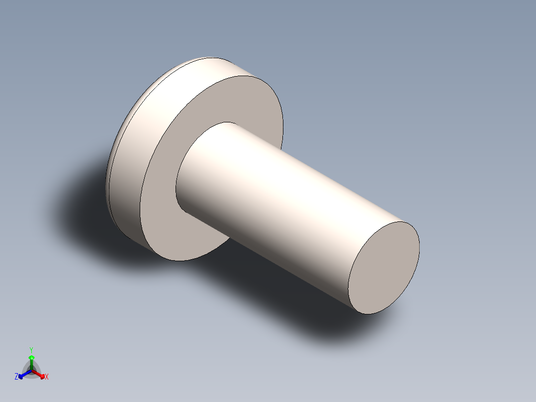 螺丝 M2.5 十字盘头-M2.5 x 6 Screw head.SLDPRT正等轴测图