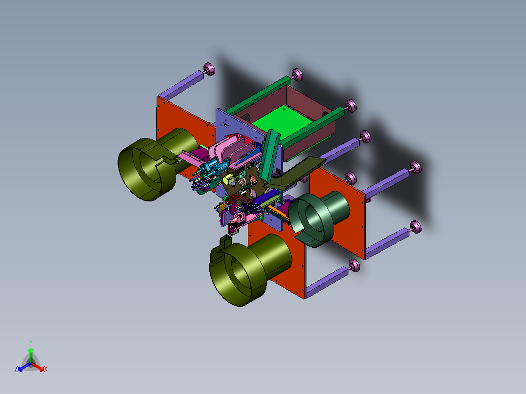 内杆内筒外斗自动组合机