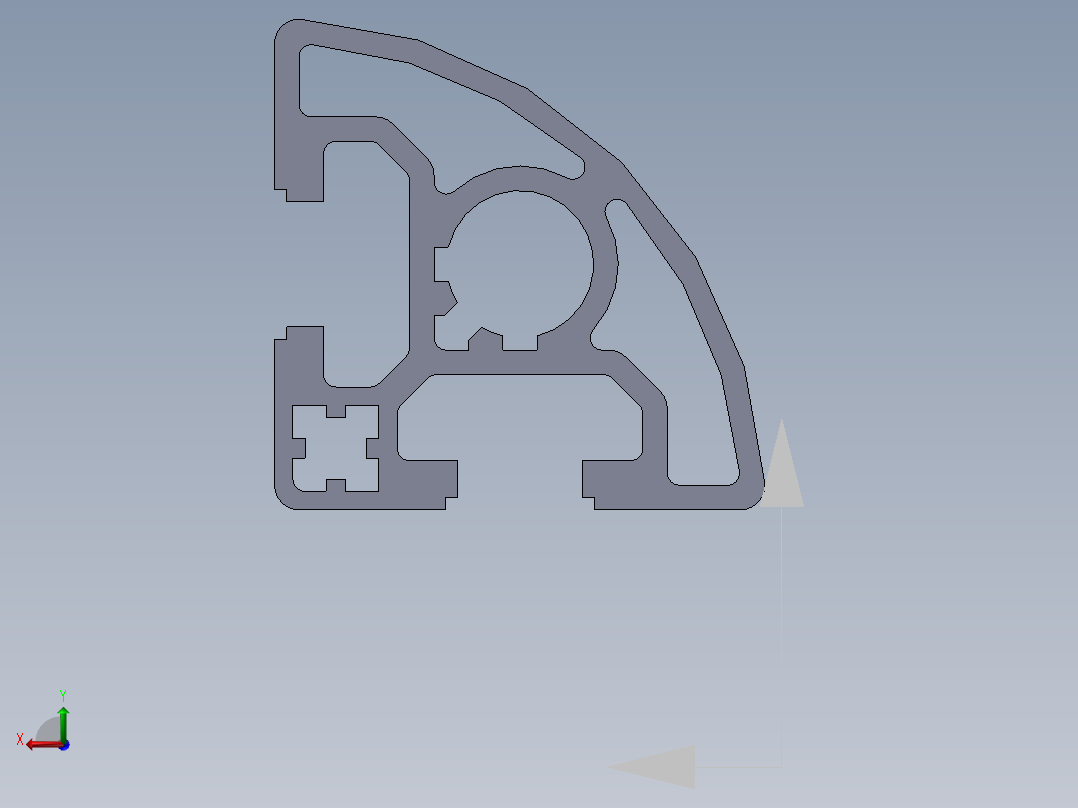 铝型材及其附件铝型材及其附件1.11.40.040040.R90.02后视图