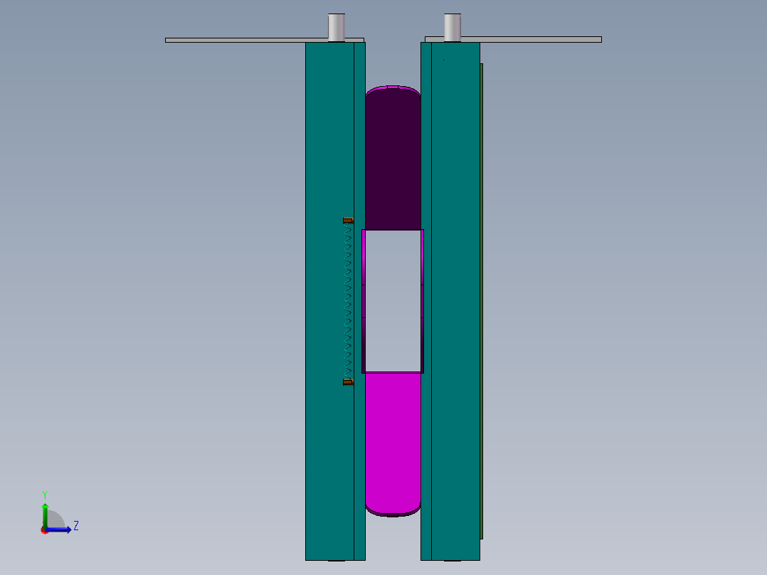 水平螺旋设备左视图
